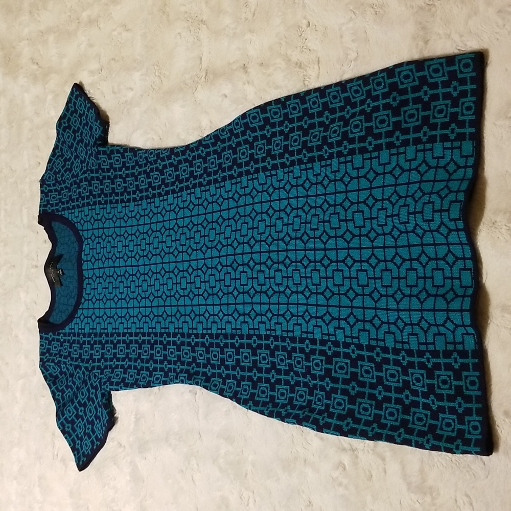 Romeo + Juliet Couture Sweater Dress Teal Blue Size Small